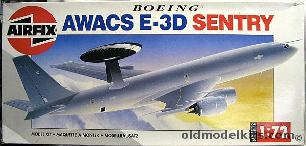Airfix 1/72 Boeing AWACS E-3D Sentry - Or E-3F - (707) RAF or French Air Force, 12004 plastic model kit